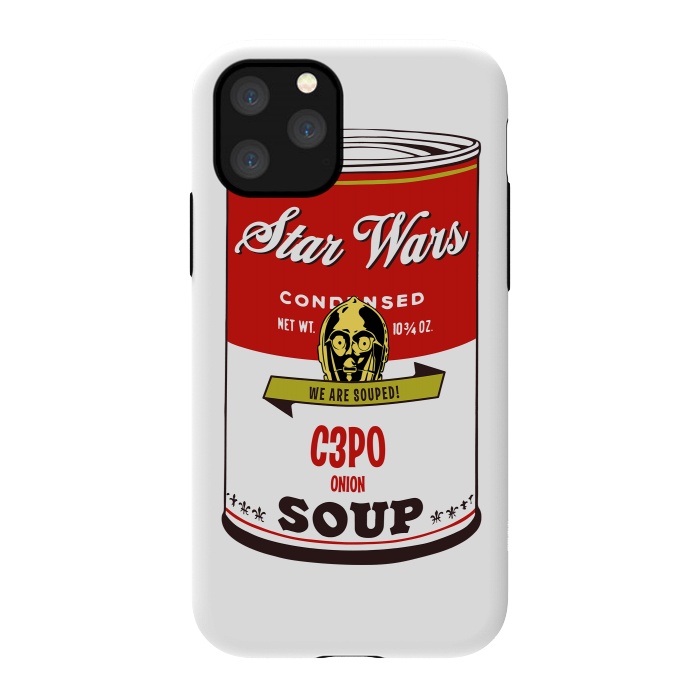 iPhone 11 Pro StrongFit Star Wars Campbells Soup C3PO by Alisterny