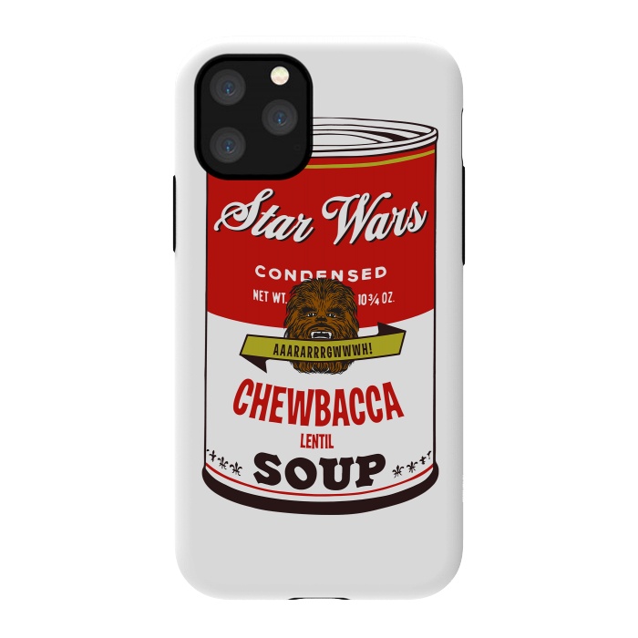 iPhone 11 Pro StrongFit Star Wars Campbells Soup Chewbacca by Alisterny