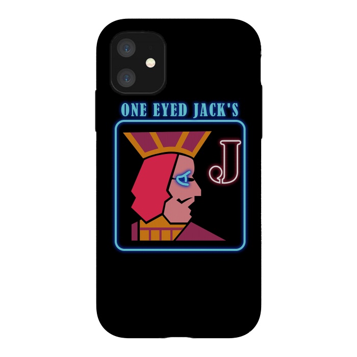 iPhone 11 StrongFit Twin Peaks One Eye Jacks by Alisterny