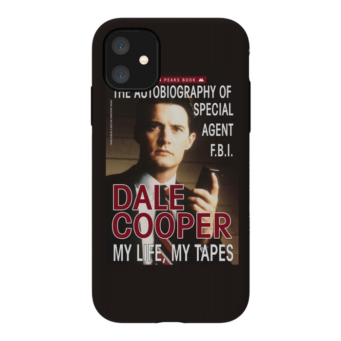 iPhone 11 StrongFit Twin Peaks Dale Cooper Book by Alisterny