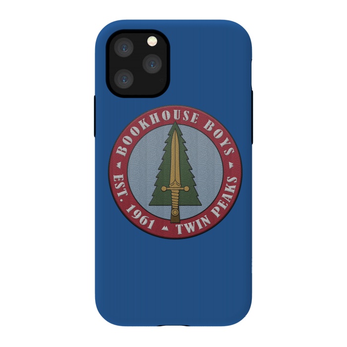 iPhone 11 Pro StrongFit Twin Peaks Bookhouse Boys Embroidered by Alisterny