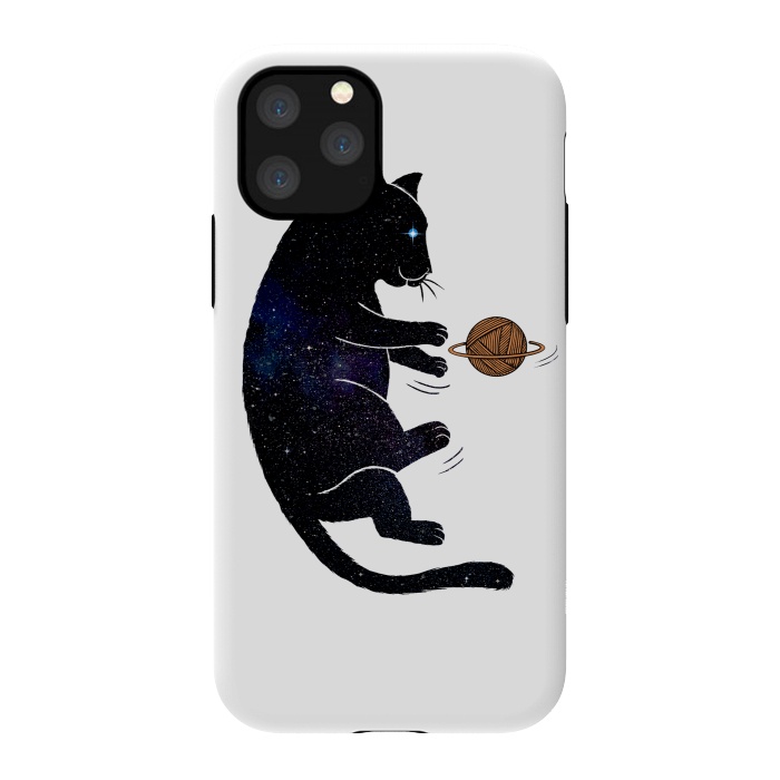 iPhone 11 Pro StrongFit Cat Universe by Coffee Man