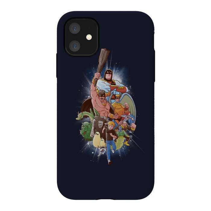 iPhone 11 StrongFit CHILDHOOD HEROES by SKULLPY