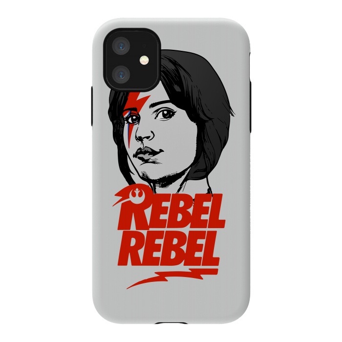 iPhone 11 StrongFit Rebel Rebel Jyn Erso David Bowie Star Wars Rogue One  by Alisterny
