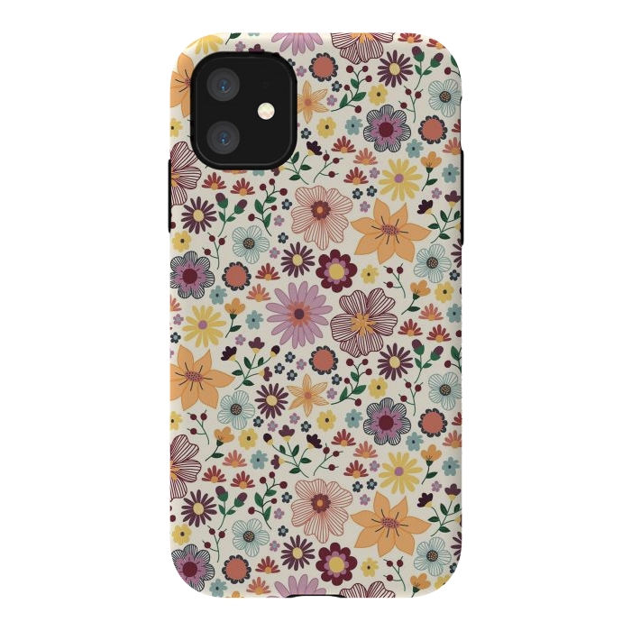 iPhone 11 StrongFit Wild Bloom by TracyLucy Designs