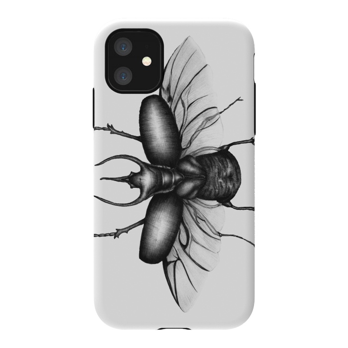 iPhone 11 StrongFit Beetle Wings by ECMazur 