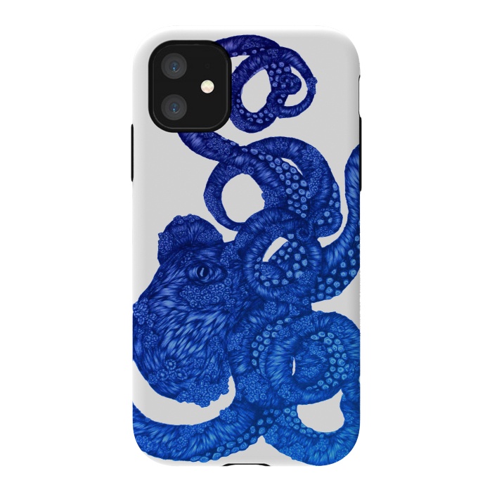 iPhone 11 StrongFit Ombre Octopus by ECMazur 