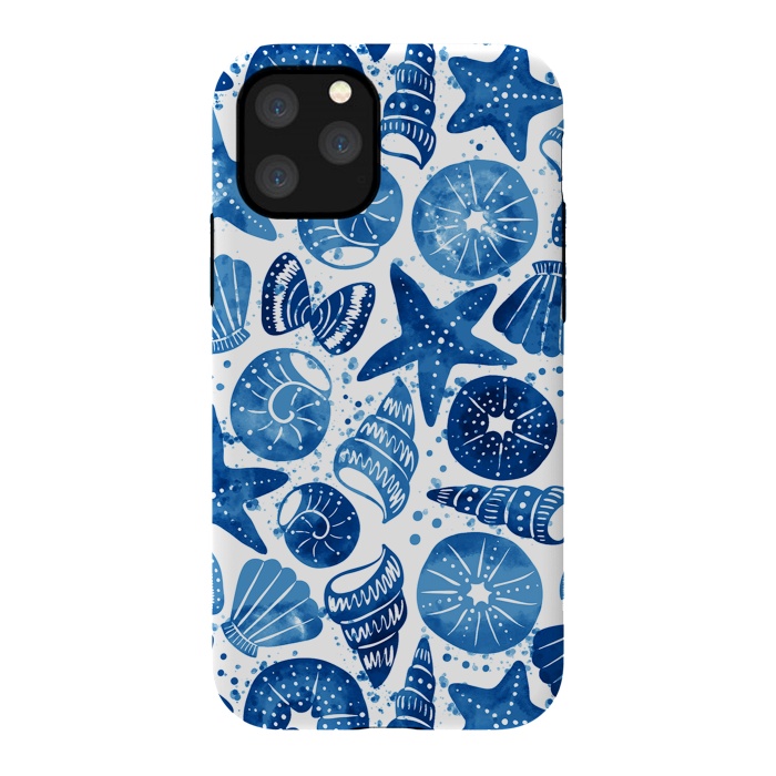iPhone 11 Pro StrongFit sea shells by Laura Grant