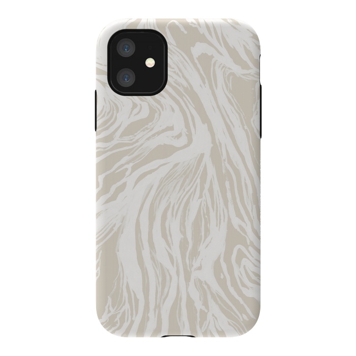 iPhone 11 StrongFit Nude Marble by Caitlin Workman