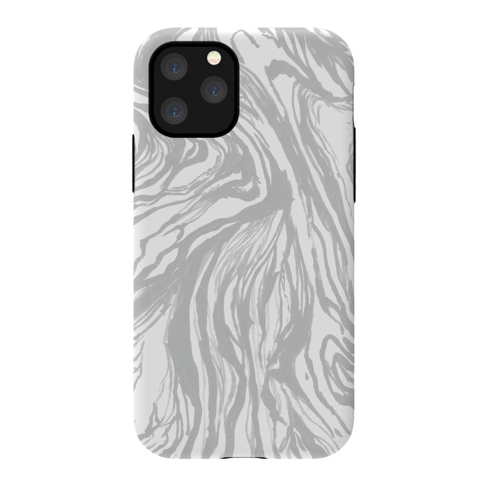 iPhone 11 Pro StrongFit Gray Marble by Caitlin Workman