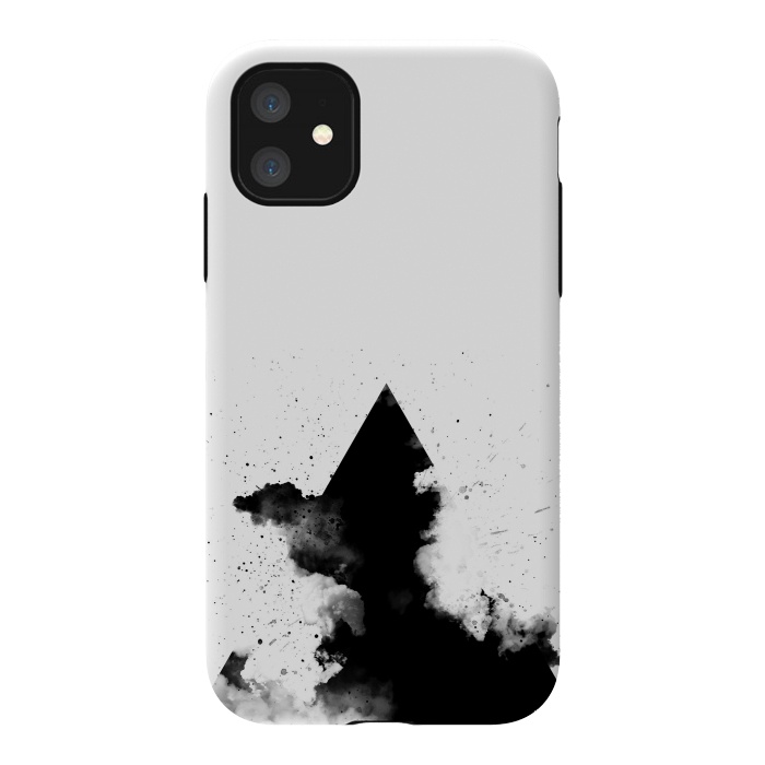 iPhone 11 StrongFit PLACE Triangle Smoke by Sitchko