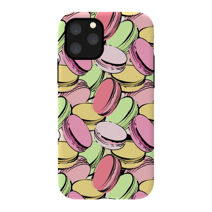 iPhone 11 Pro StrongFit Sweet Macarons by Martina