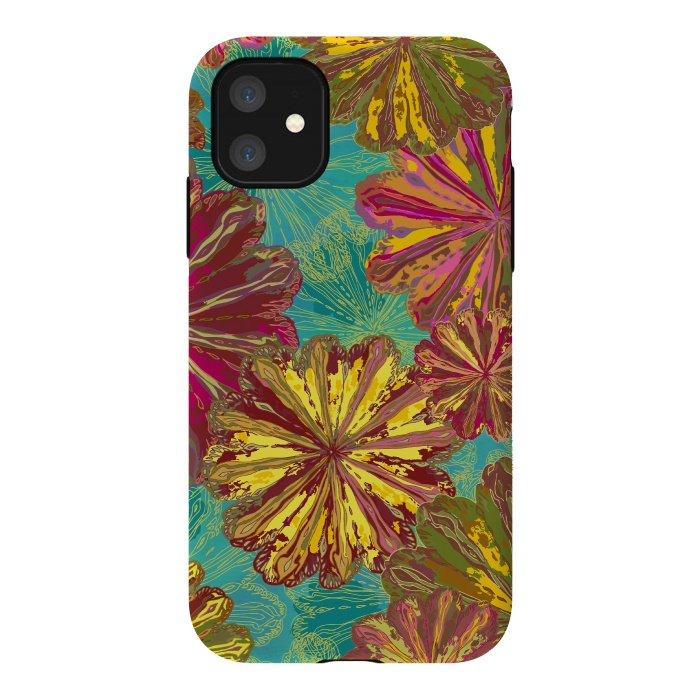 iPhone 11 StrongFit Poppytops by Lotti Brown