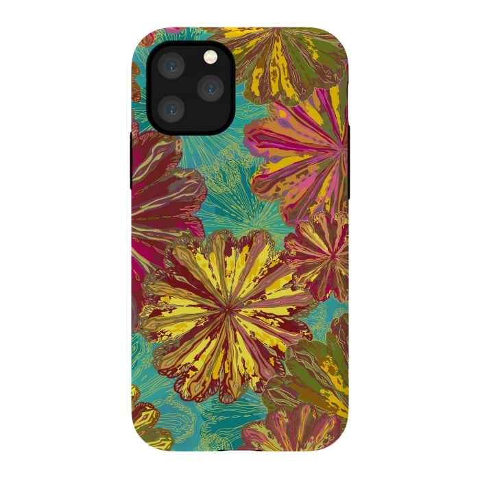 iPhone 11 Pro StrongFit Poppytops by Lotti Brown