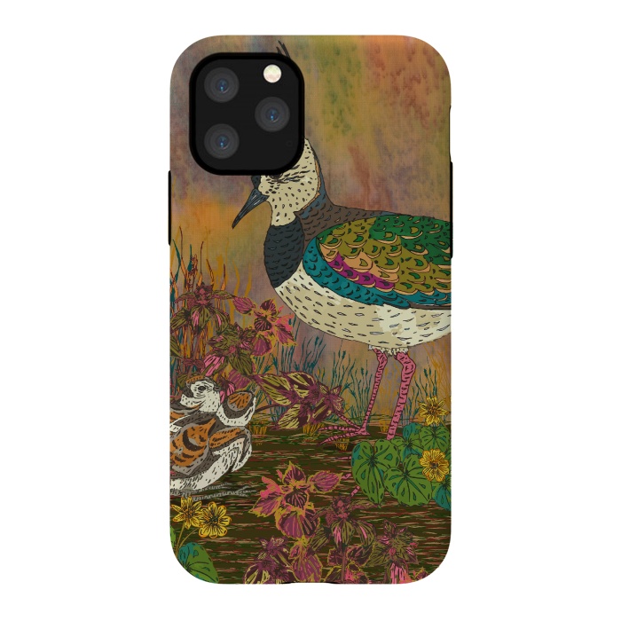 iPhone 11 Pro StrongFit Lapwing Revival by Lotti Brown