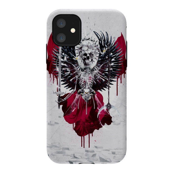 iPhone 11 StrongFit Skull Lord by Riza Peker