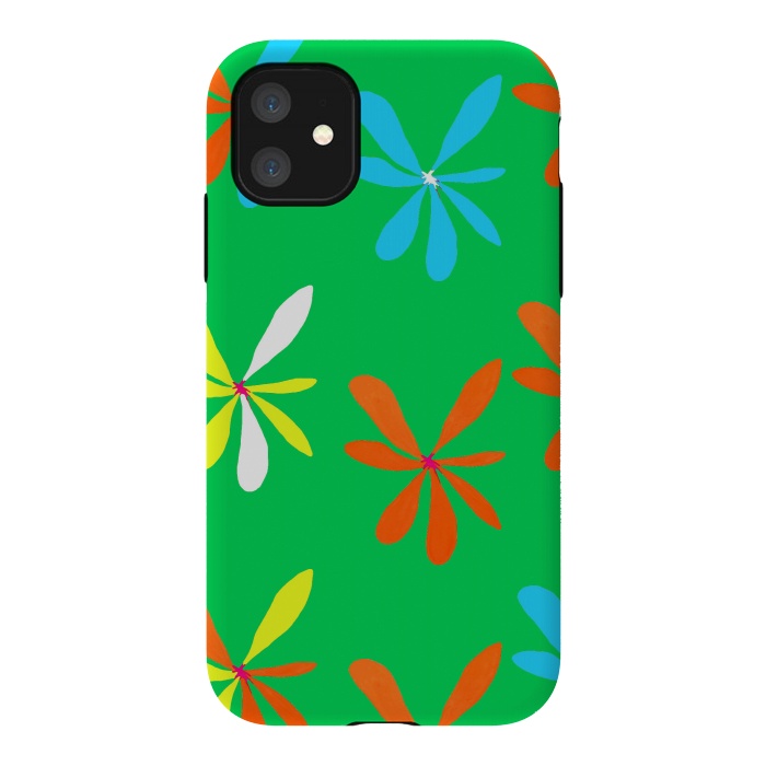 iPhone 11 StrongFit Groovy, Man! by Bettie * Blue