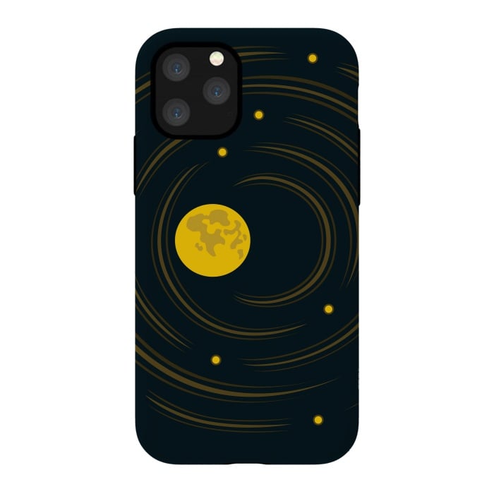 iPhone 11 Pro StrongFit Geek Abstract Stars And Moon by Boriana Giormova