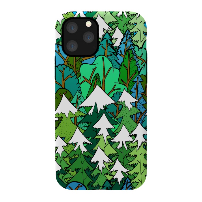iPhone 11 Pro StrongFit Winter's Forest by Steve Wade (Swade)