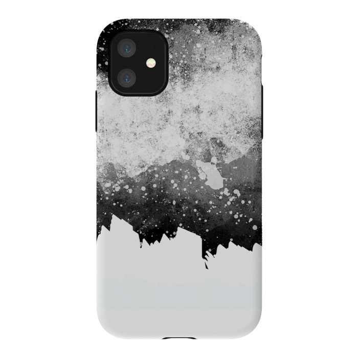 iPhone 11 StrongFit Galaxy Greyscale by Steve Wade (Swade)