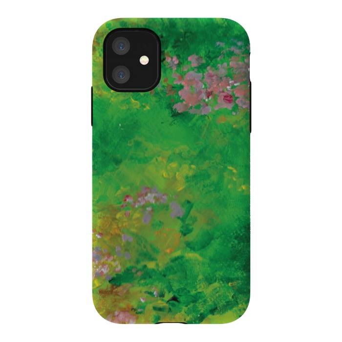 iPhone 11 StrongFit Impressionist Meadow by Zoe Charlotte