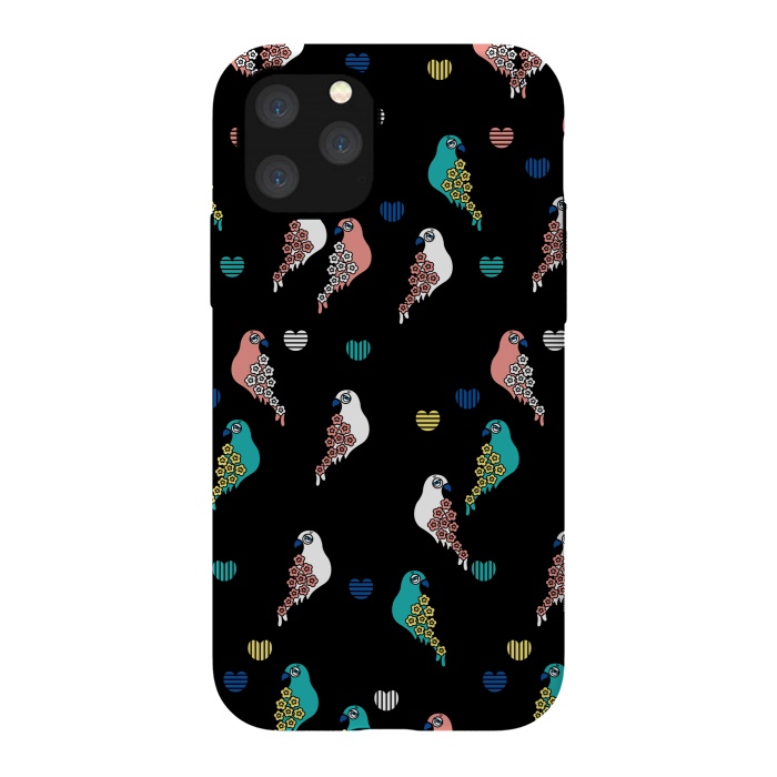 iPhone 11 Pro StrongFit CUTIE BIRDS by Michael Cheung