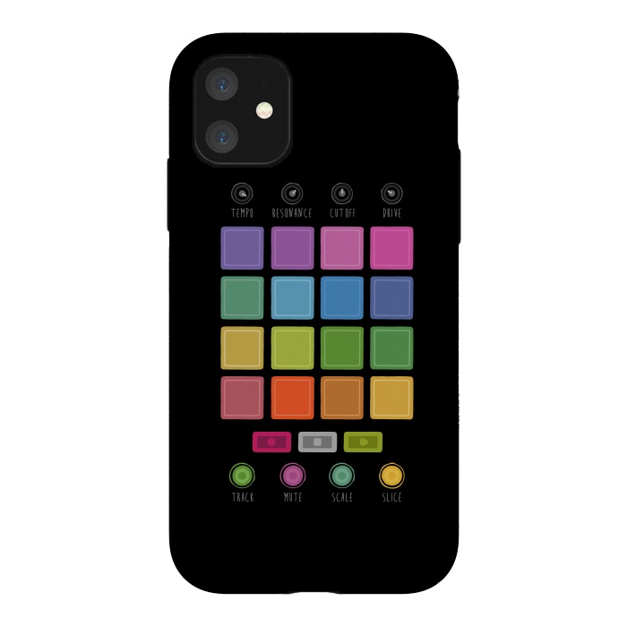 iPhone 11 StrongFit Dj Electronic Music Mixer by Dellán