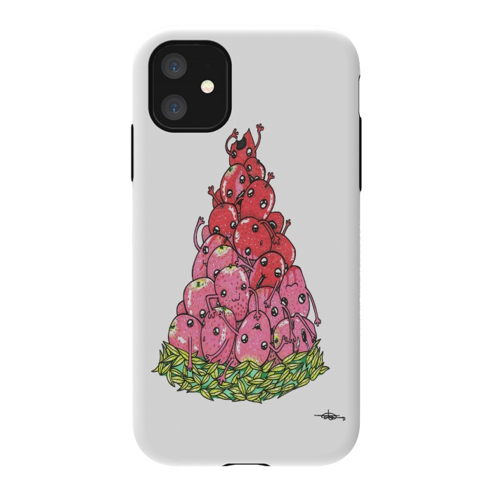 iPhone 11 StrongFit Strawberrymelon by Varo Lojo