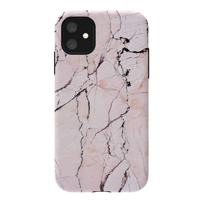 iPhone 11 StrongFit Pink texture marble by Mmartabc