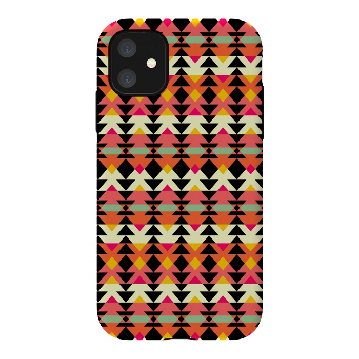 iPhone 11 StrongFit Aztec Geometrical Pattern by Dhruv Narelia