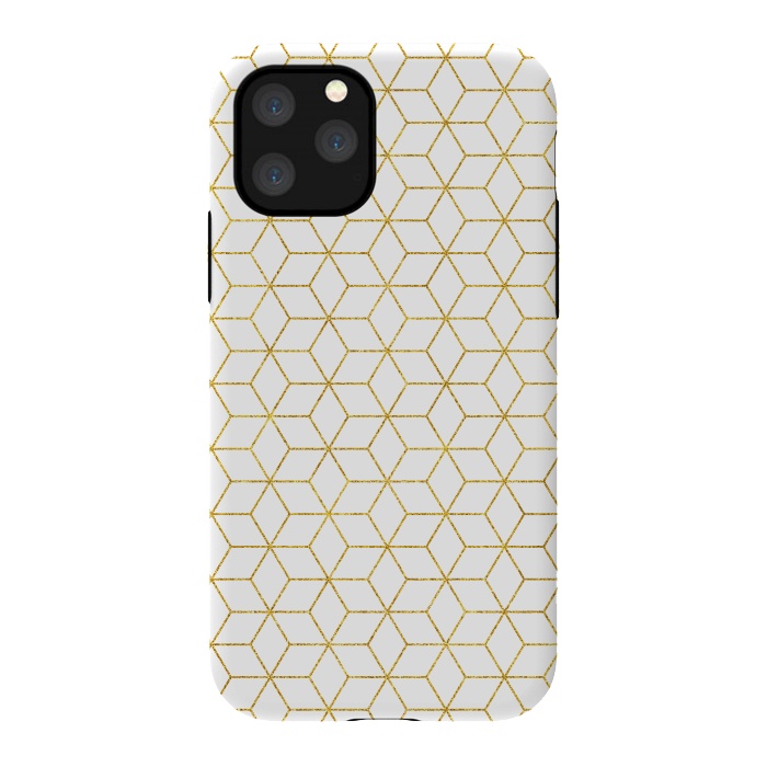 iPhone 11 Pro StrongFit Gold - Geometric by Uma Prabhakar Gokhale