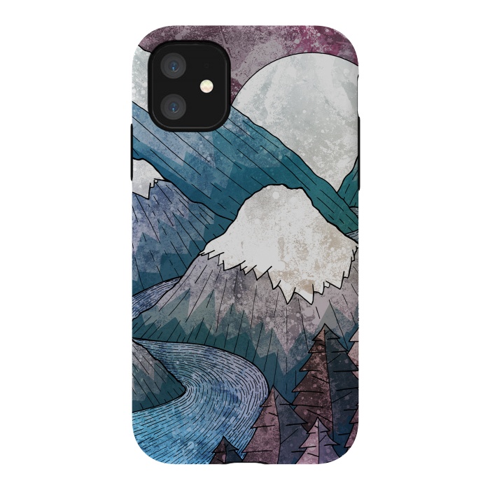 iPhone 11 StrongFit A cold river canyon by Steve Wade (Swade)