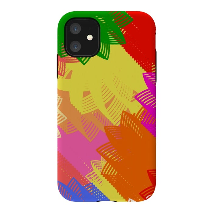 iPhone 11 StrongFit abstract pattern by MALLIKA