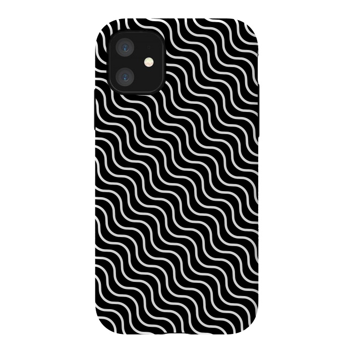 iPhone 11 StrongFit Illusion Waves by Sitchko