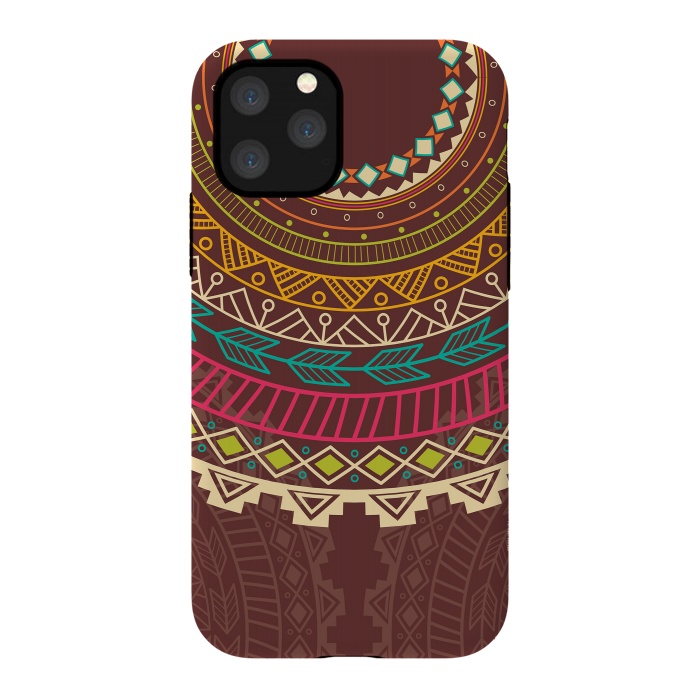 iPhone 11 Pro StrongFit Aztec design by Jelena Obradovic