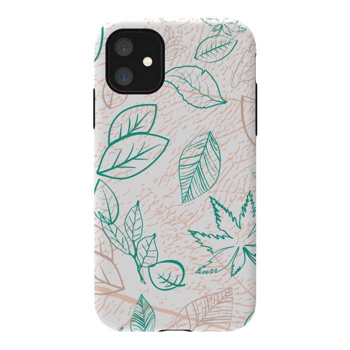 iPhone 11 StrongFit Tobacco Pattern VI by Bledi