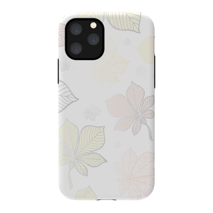 iPhone 11 Pro StrongFit Autumn Leaves Pattern XV by Bledi