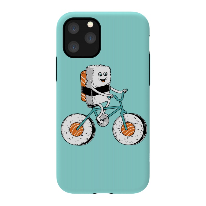 iPhone 11 Pro StrongFit Sushi Bicycle by Coffee Man