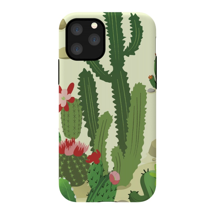 iPhone 11 Pro StrongFit Cactus Variety III by Bledi