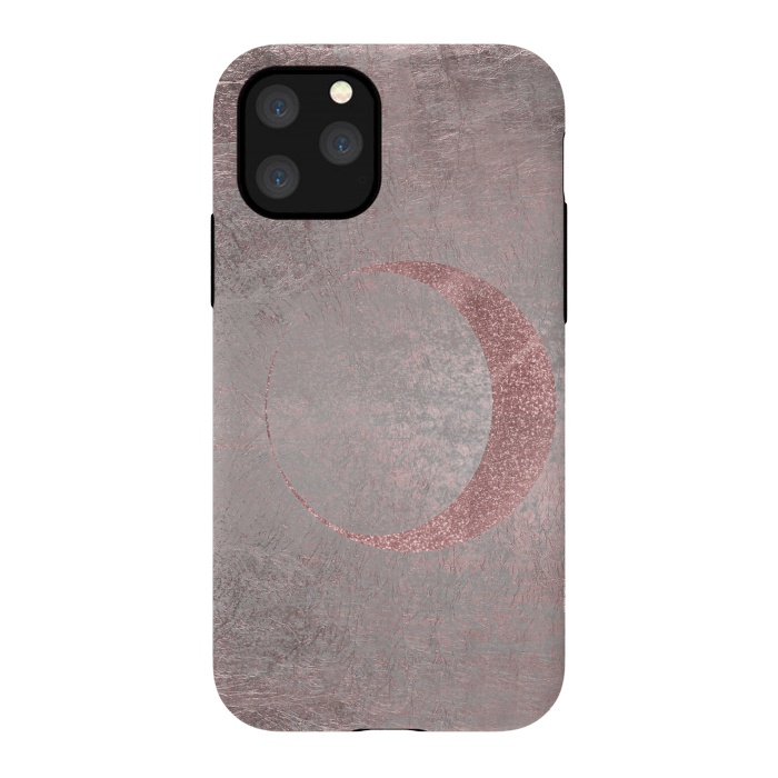 iPhone 11 Pro StrongFit Rose Gold Half Moon 2 by Andrea Haase