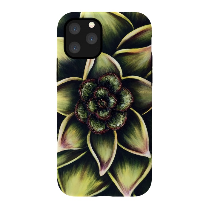 iPhone 11 Pro StrongFit Succulent by Denise Cassidy Wood
