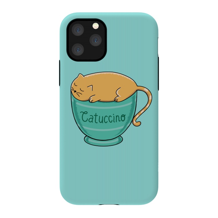 iPhone 11 Pro StrongFit Cattuccino by Coffee Man