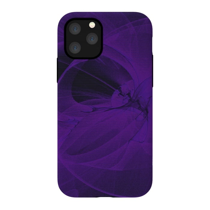 iPhone 11 Pro StrongFit Purple Fractals by Andrea Haase