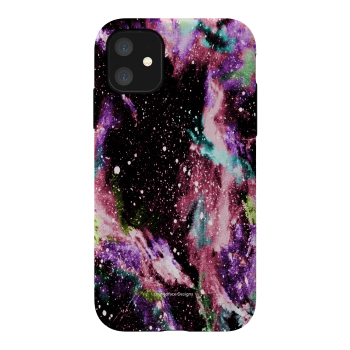 iPhone 11 StrongFit Cotton Candy Galaxy by Gringoface Designs