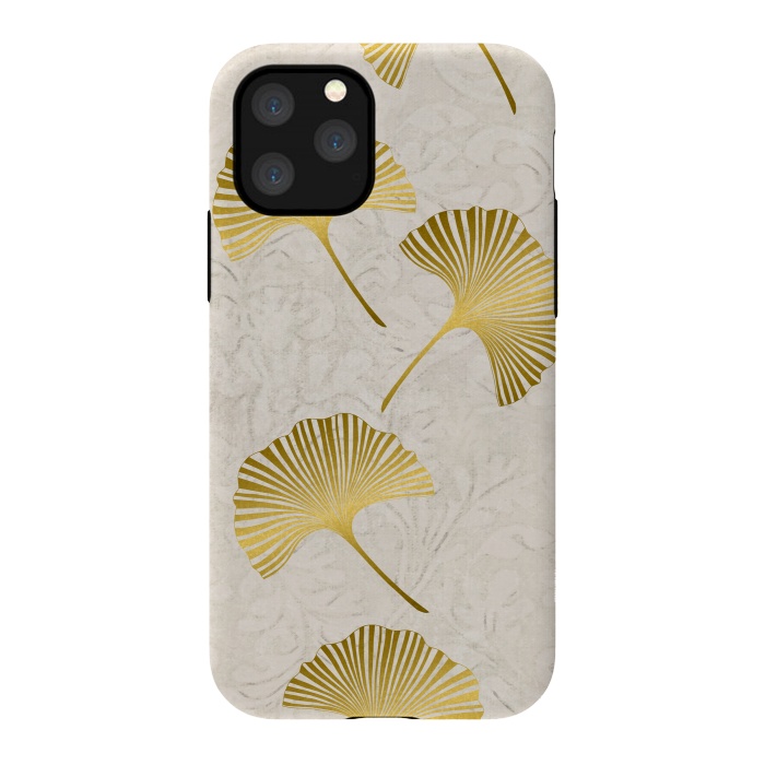 iPhone 11 Pro StrongFit Golden Gingko Leaves by Andrea Haase