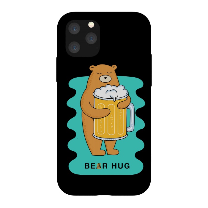 iPhone 11 Pro StrongFit Beer Hug 2 by Coffee Man