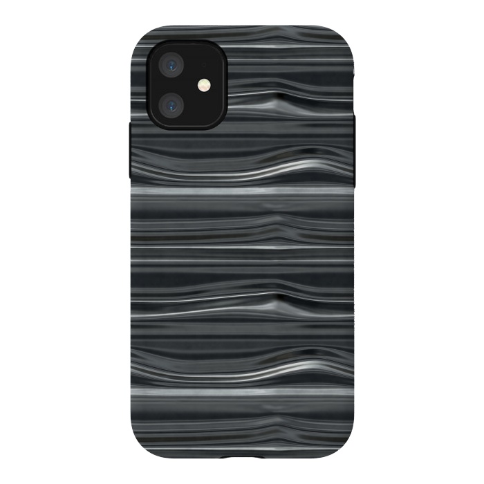 iPhone 11 StrongFit Chrome Lines by Andrea Haase