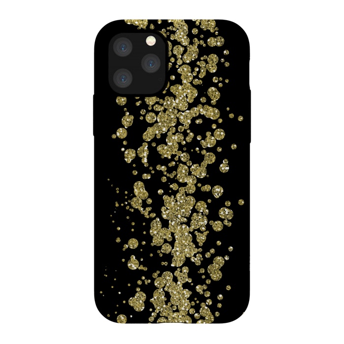 iPhone 11 Pro StrongFit Glamorous Golden Glitter by Andrea Haase