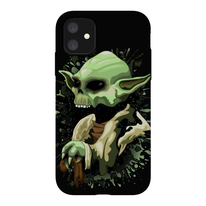 iPhone 11 StrongFit Yoda Jedi Master Skull by BluedarkArt
