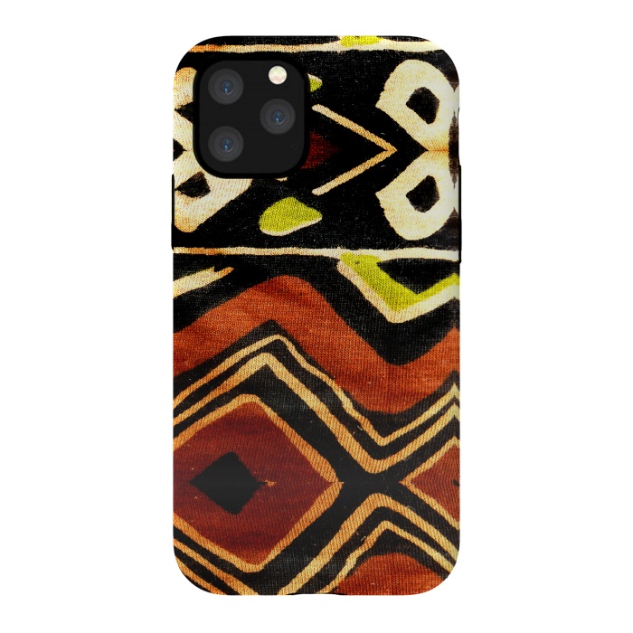 iPhone 11 Pro StrongFit Africa Design Fabric Texture by BluedarkArt